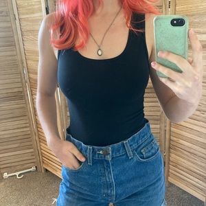 American Apparel Black Tank Top